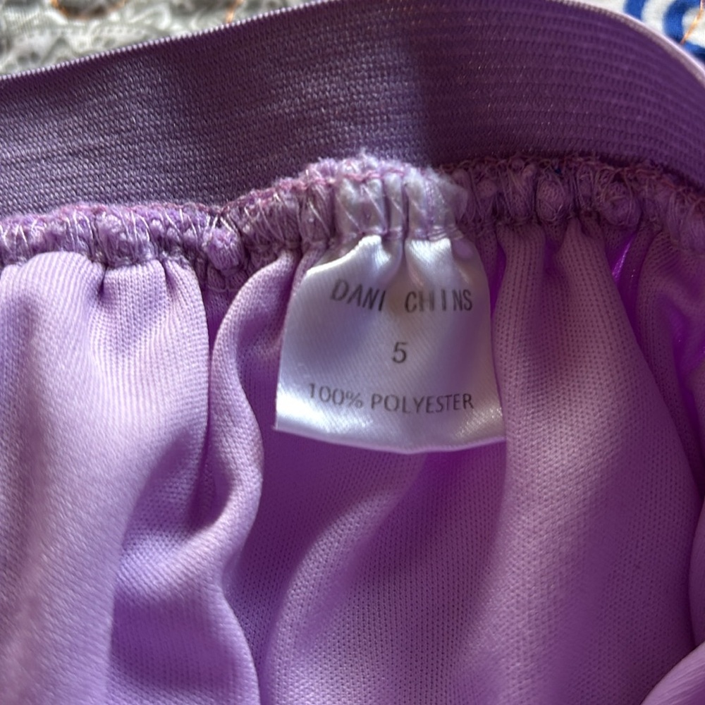 Dani Chins Toddler Lavender Tulle Skirt Stars Size 5 - Picture 4 of 4